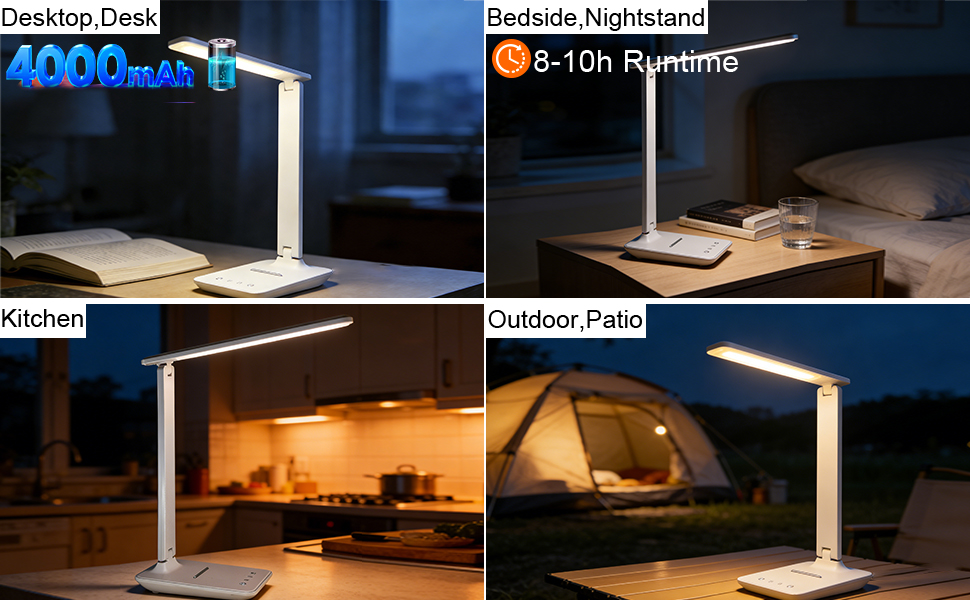 portable lamp rechargeable desk lamp cordless desk lamp battery operated desk lamp