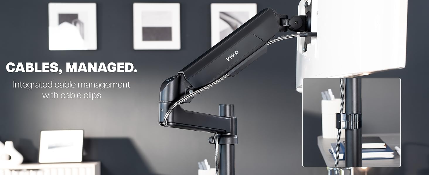 Single Pneumatic Arm Mount