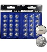 youchen LR44 30 Pack L1154F AG13 357 303 SR44 A76 Alkaline Battery 1.5V Button Coin Cell Batteries