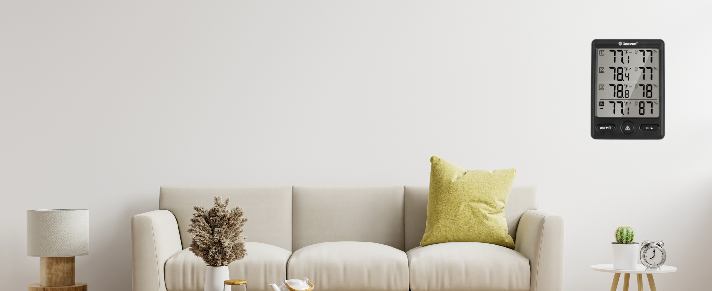 Indoor Outdoor Thermometer Wireless