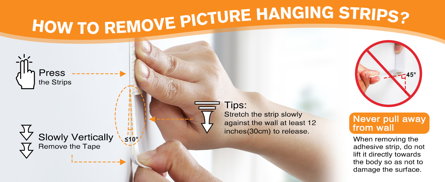 how to remove summerbrite picture hangers picture hanging strips for wall