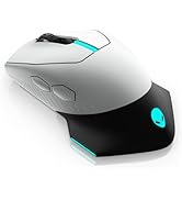 Alienware Wired/Wireless Gaming Mouse AW610M - 16000 DPI, Optical Sensor, Ambidextrous, 7 Buttons...