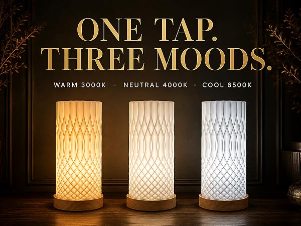 Warm 3000K / Neutral 4000K / Cool 6500K