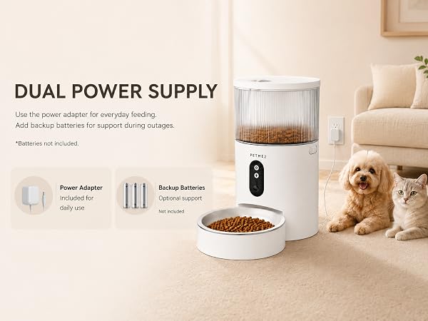 automatic cat feeder with camera