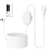 ALERTCAM Outdoor Power Adapter for Stick Up Cam Battery/Plug-in 3rd Gen, 25 ft Weather Resistant ...
