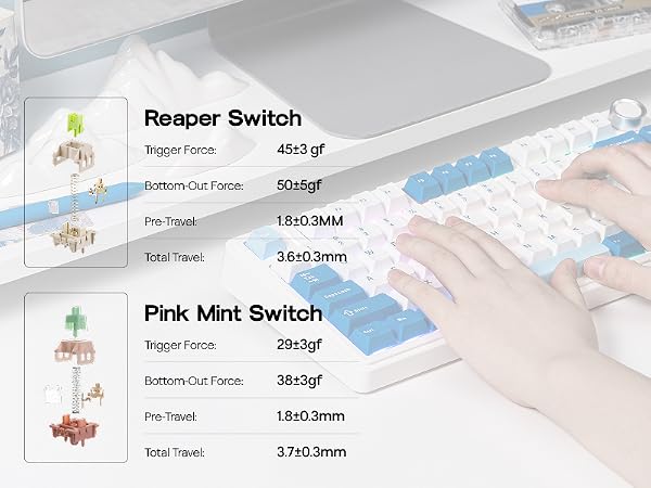 F75 wireless gaming keyboard