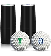 TAOLAVB Upgraded Golf Ball Stamps, Self-Inking Marker, Mini Golf Ball Marker with Fun Patterns, Q...