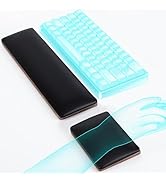 ASFSKY Keyboard and Mouse Wrist Rest for Mini Keyboard, Ergonomic Design for Typing Pain Relief, ...