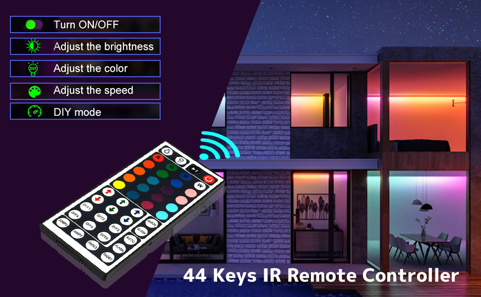 44 Keys IR Remote Controller