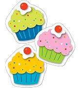 Carson Dellosa – Cupcakes Mini Colorful Cut-Outs, Classroom Décor, 36 Pieces