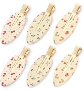 BAISEN 6 Pcs Creaseless Hair Clips for Women - No Bend No Crease Hair Clips for Styling, Makeup, ...