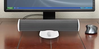 GOgroove SonaVERSE USB Laptop Clip On Speaker Sound Bar