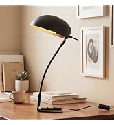 PSDSSHIIS 18.4" Metal Desk Lamp Modern Industrial Table Lamp, Adjustable Neck Architect Lights (3...