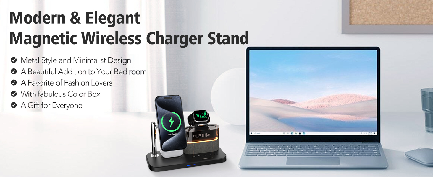 Magnetic wireless charger