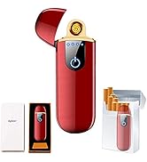 Electric Lighter, Smart Electronic Lighter, Mini USB Rechargeable Lighter Touch Ignition Windproo...