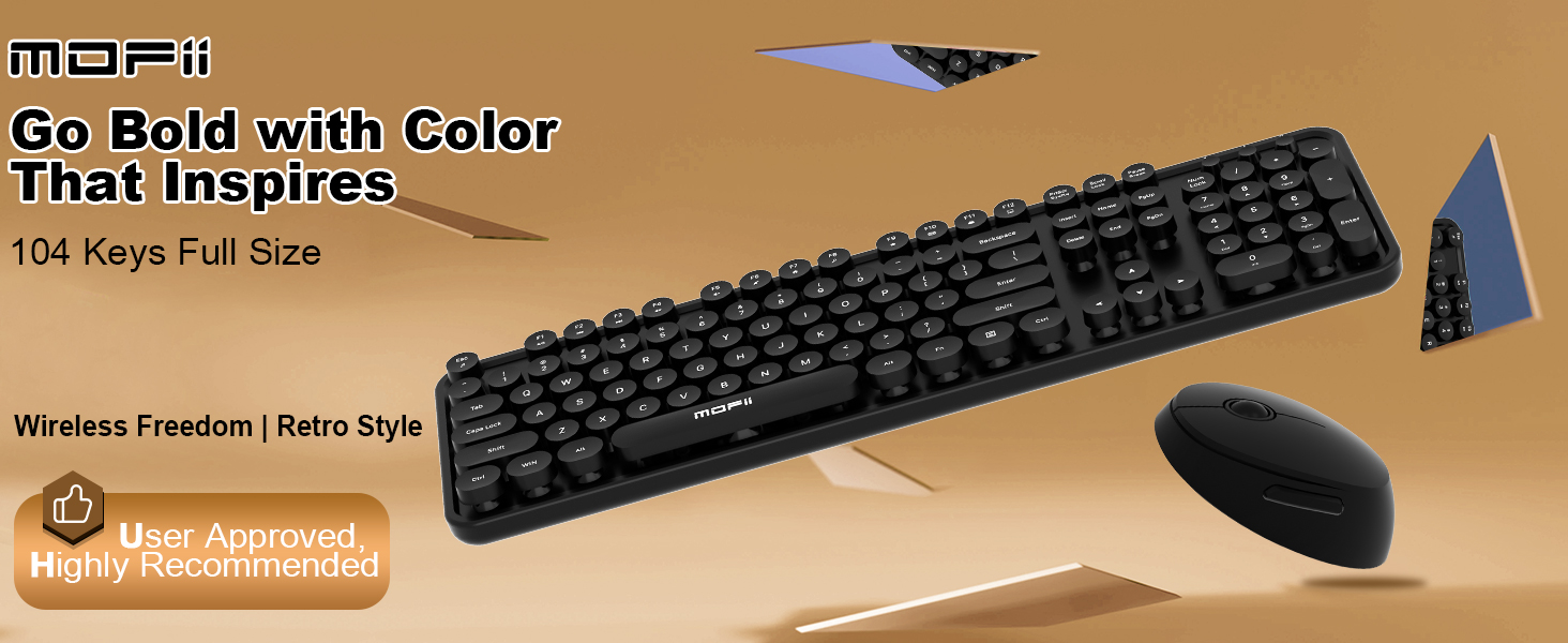 Wireless Keyboard and Mouse Combo