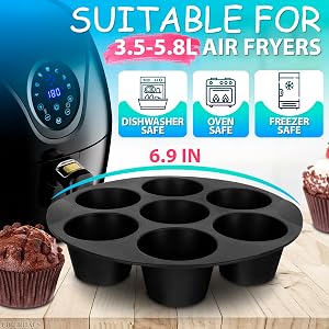 silicone egg muffin pan egg muffin pan molde de silicona para air fryer silicona para air fryer