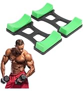 1 Pair Dumbbell Bracket Mat, ABS Dumbbell Storage Frame Stand Holder, Floor Protection Mat for Ho...