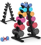 TomCare 6-Tier|5-Tier|4-Tier Dumbbell Rack Stand Only, Weight Rack for Home Gym Storage Stand for...