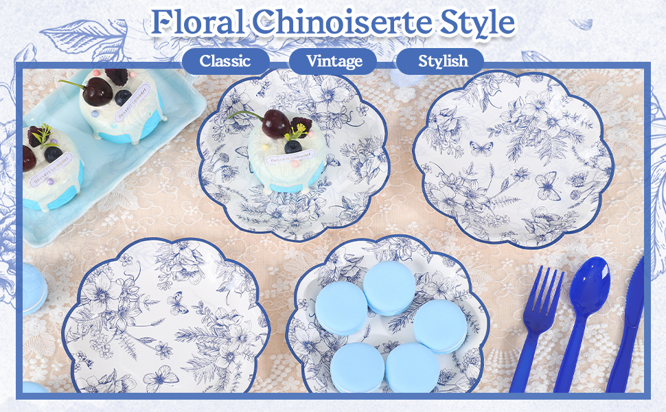 Disposable Vintage Dessert Plate
