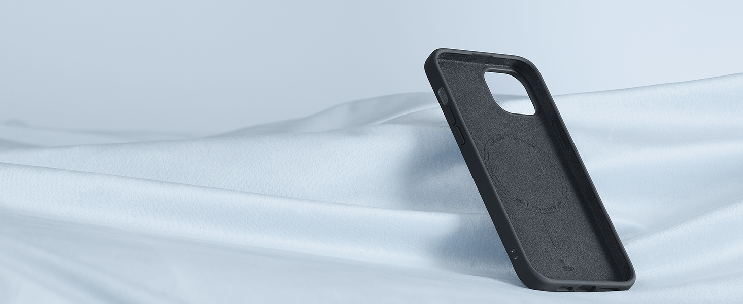 ESR for iPhone 15 Plus Case with MagSafe, Cloud Series, Black