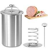 YunPuff Ham Press for Deli Meats Make Your Own Healthy Homemade Ham Maker with This Stainless Ste...