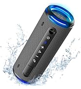 Tronsmart T7 Lite 24W Portable Bluetooth Speaker, Enhanced Bass, Rainbow Light Show, 24H Playtime...