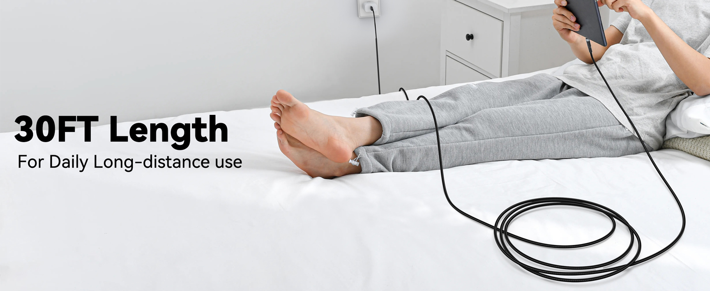 long usb to usb c cable