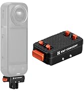 K&F CONCEPT Upgrade Magnetic Quick Release Mount Compatible with Insta360 X5, with 1/4 Screw Hole...