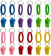 AFUNTA 12 Pack Whistle for Coaches, Emergency, Women, Refereeing, Footballing