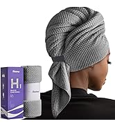 Umisleep Extra Large Microfiber Hair Towel for Women Long, Curly, Thick Hair, Super Soft Anti Fri...