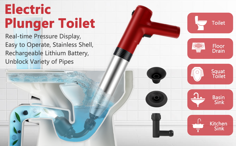 electric plunger toilet