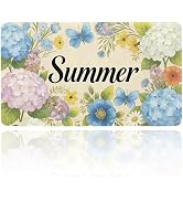 Summer Welcome Mat 30x17 Inch Non Slip Indoor Doormat Funny Summer Theme Entryway Rug for Kitchen...