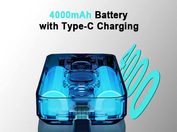 4000 mAh battery