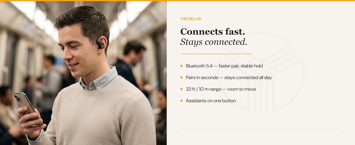 Connects fast. Stays connected.