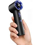 Gaiatop Portable Handheld Turbo Fan, 100 Gear High Speed, Up to 12H Rechargeable Personal Fan wit...