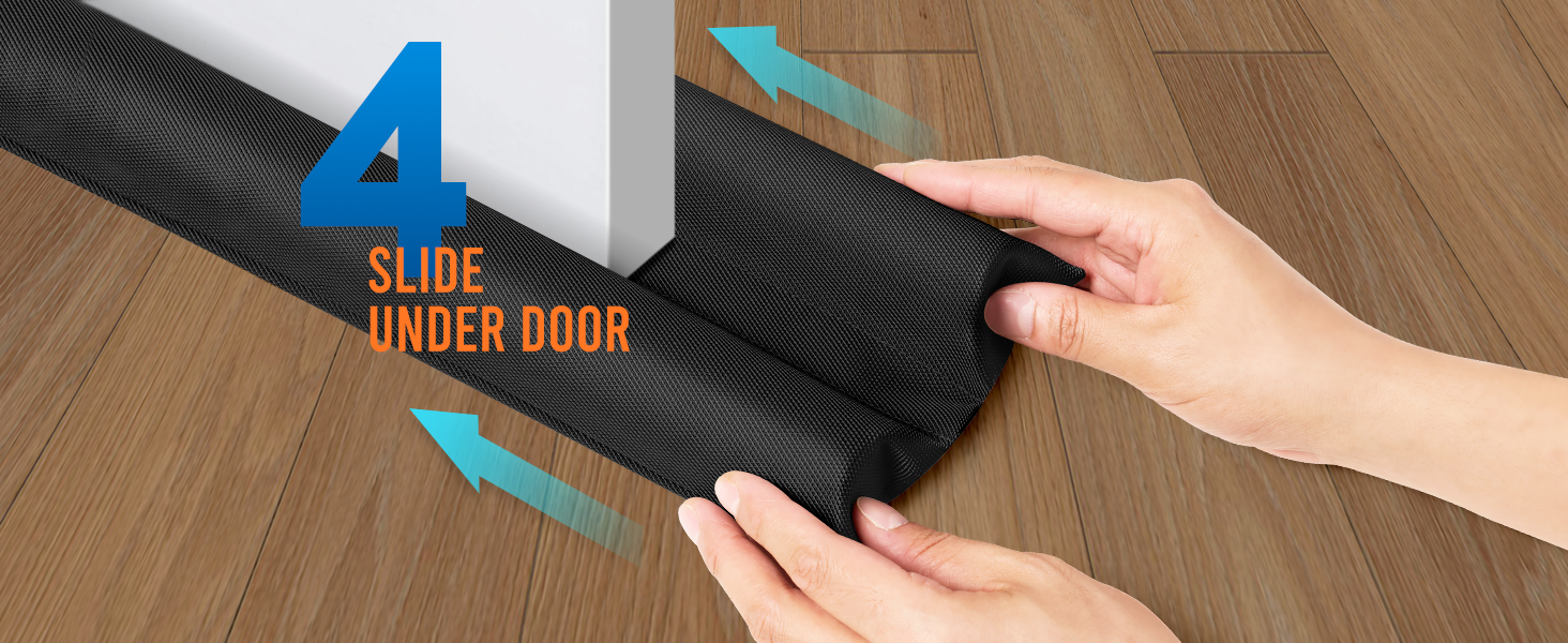 slide under door gap filler