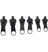 6PCS Zipper Restoration Kit with Metal Sliders and Teeth - Universal Multi-Tool Repair Set for Ja...