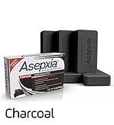 Charcoal bar soap face cleanser for oily skin, acne body wash with purifying effect