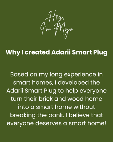 Adarii Smart Plug Works with Alexa Google Home Smart-Life app Simple setup endless possibilities