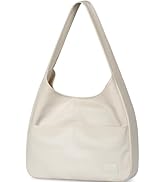 WantGor Faux Leather Tote Bag, Shoulder Bags for Women Work Hobo Handbag Vegan Leather Travel Pur...