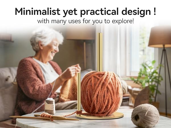 Or a yarn holder!With many uses for you to explore!