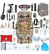Skywod,Survival Gear Professional Kit and Large Camping Backpack,First Aid Kit for Adventure Outd...