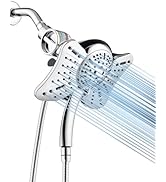 GRICH Filtered Shower Head with Handheld: 2.5GPM Shower Deads with Handheld Spray Combo,2 in 1 Ra...
