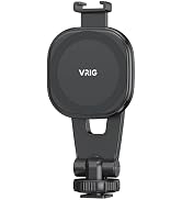 VRIG MG-03 Magnetic Phone Tripod Mount for iPhone and MagSafe Cases | 360° Rotation Cold Shoe, Ca...