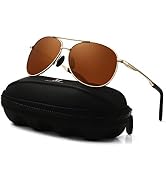 mxnx Aviator Sunglasses for Men Polarized Women UV Protection Lightweight Driving Fishing Sports ...