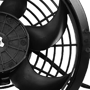Universal Slim Fan Push Pull Electric Radiator 12V 80W High Performance Cooling Fan Mount Kit