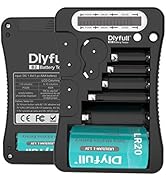 Battery Tester, Dlyfull LCD Display Universal Battery Checker for AA AAA C D 9V CR2032 CR123A CR2...