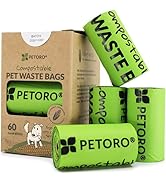 Dog Poop Bags, Corn Based Pet Waste Bags, BPI-Approved, Plant-Based