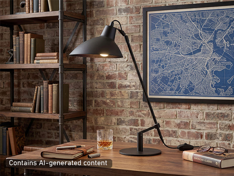Modern Industrial Desk Lamp